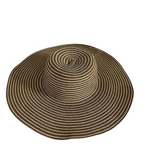 Magid Hats Brown and Cream Striped Hat